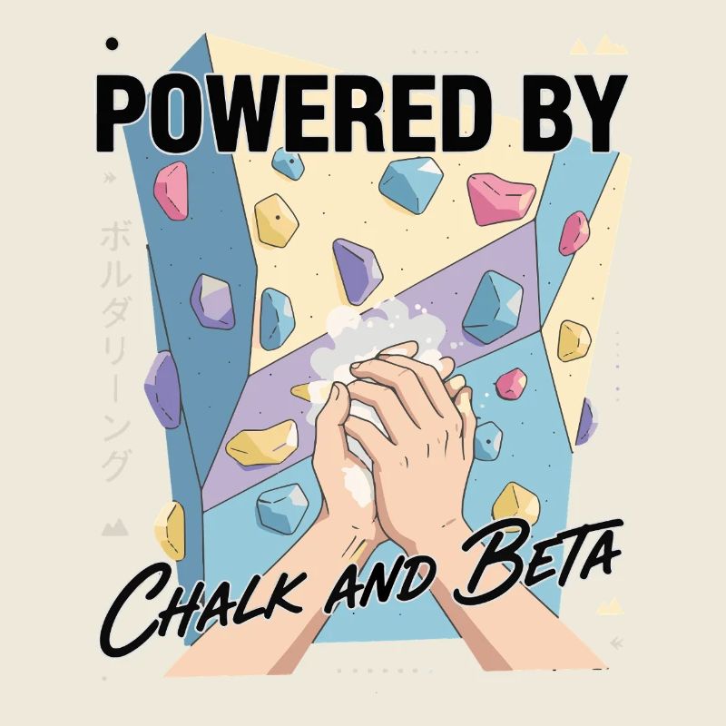 Powered By Chalk And Beta Bouldering Climbing