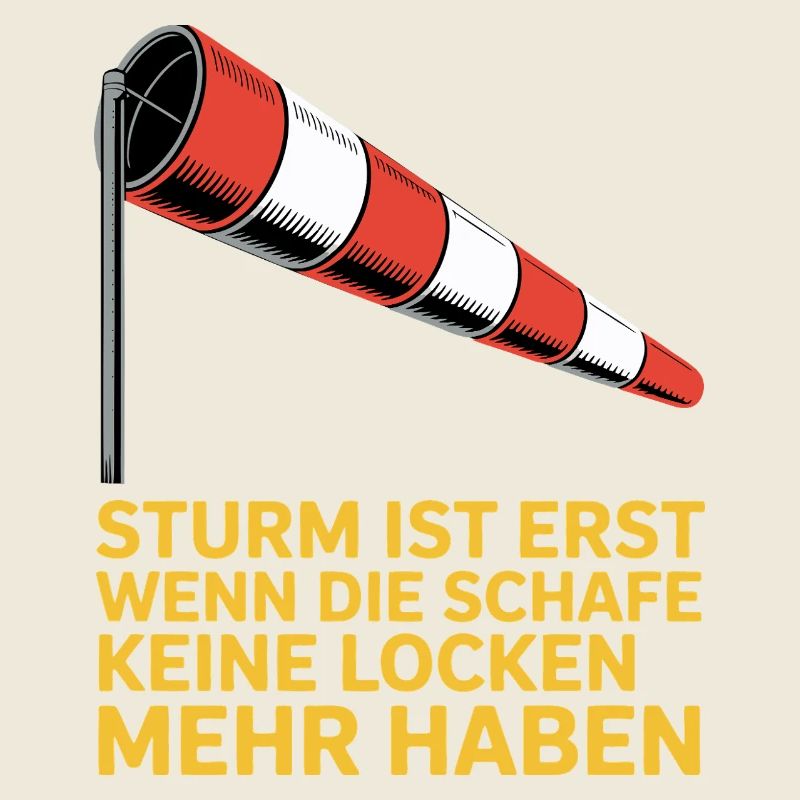 Sturmtext mit Windsock