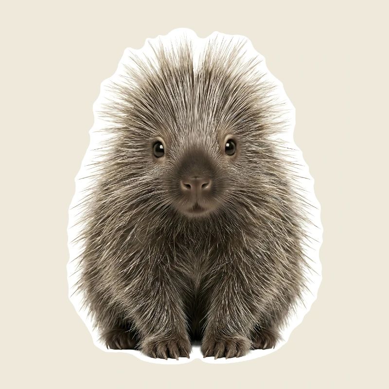Putziges Stachelschwein - Niedlich