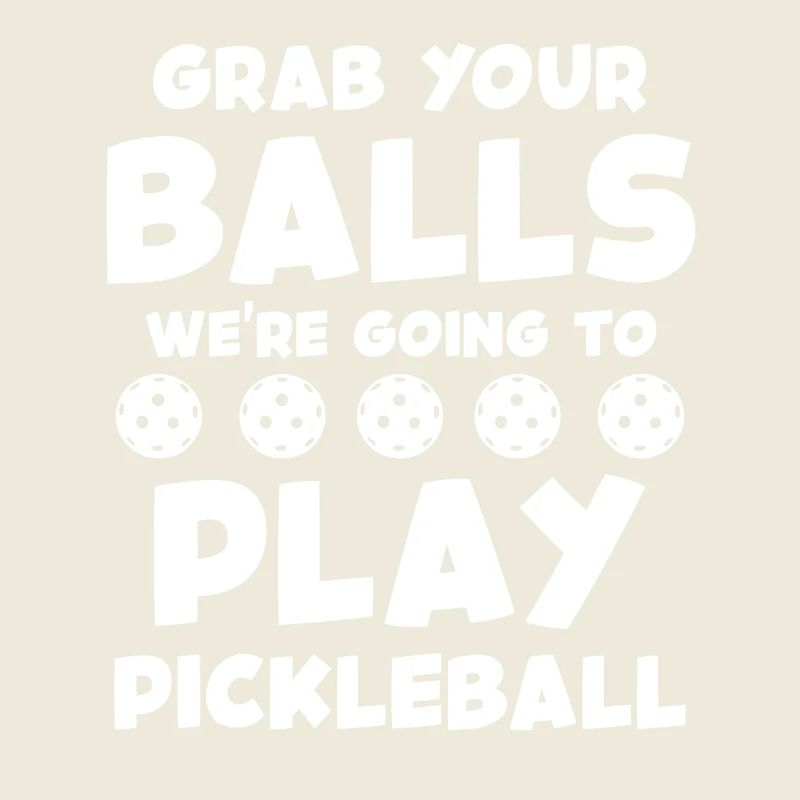 Pickleball Motto Lettering