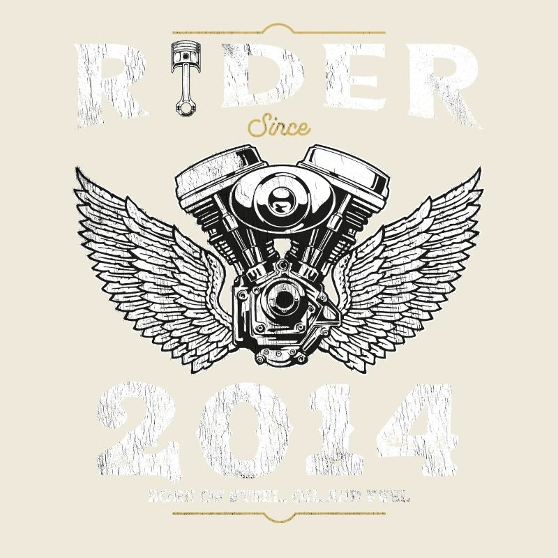 Rider Since 2014 - Two Wheels, One Destiny
