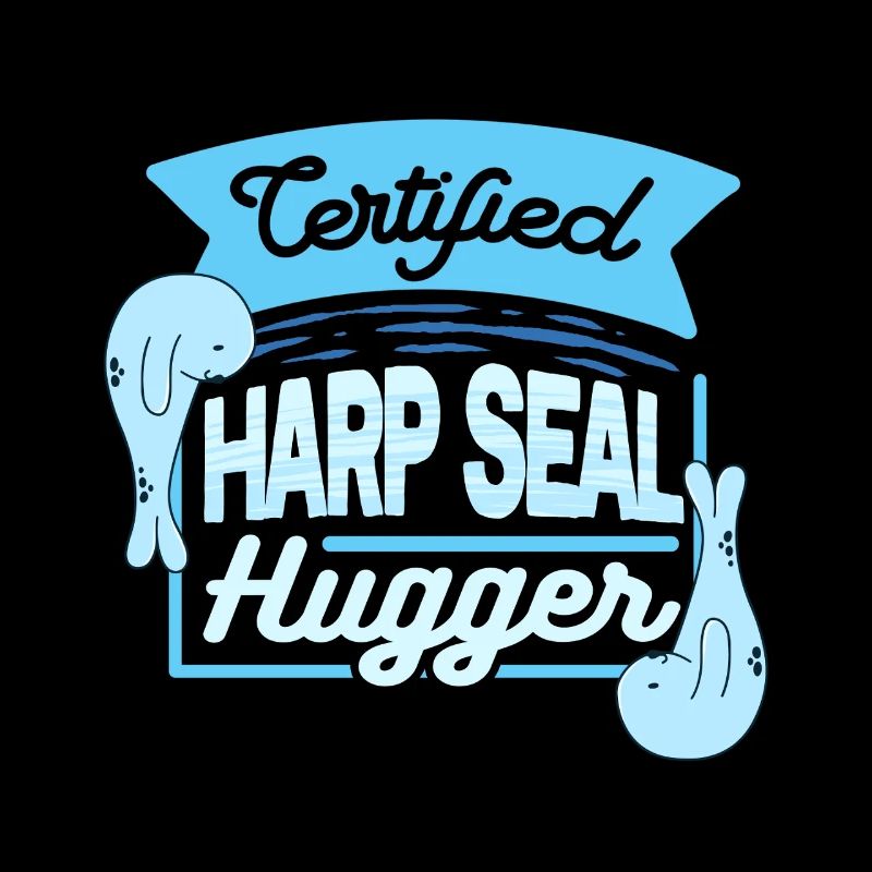 Sattelrobbe Robben Certified Harp Seal Hugger