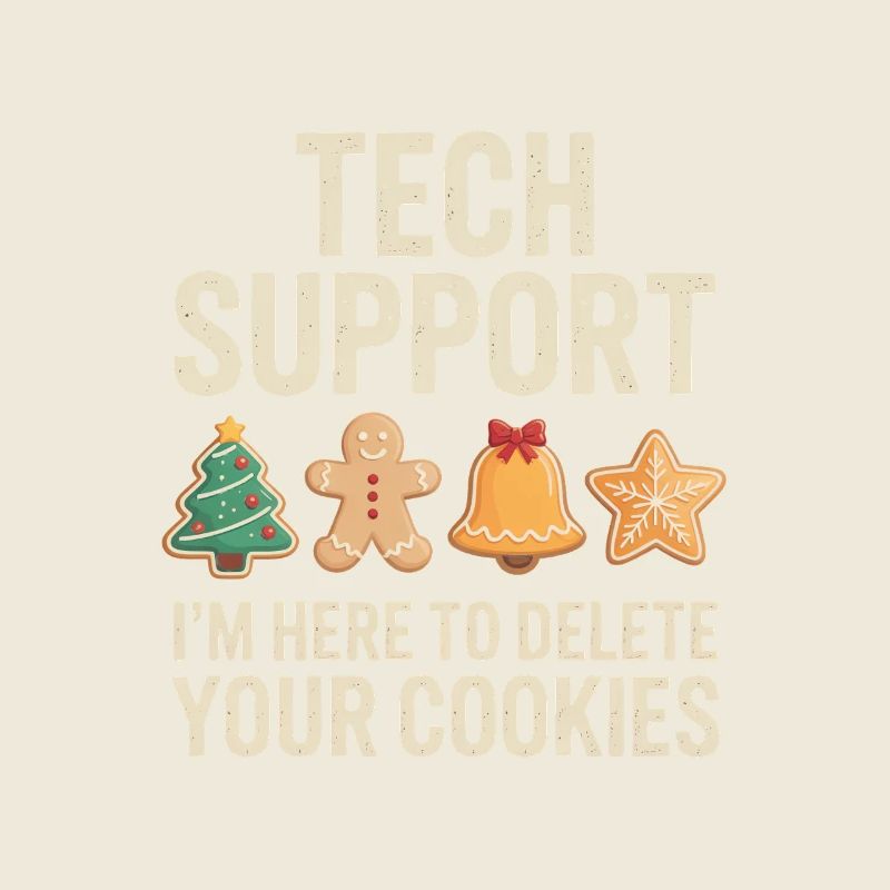 Tech Support Cookies Meme Tee