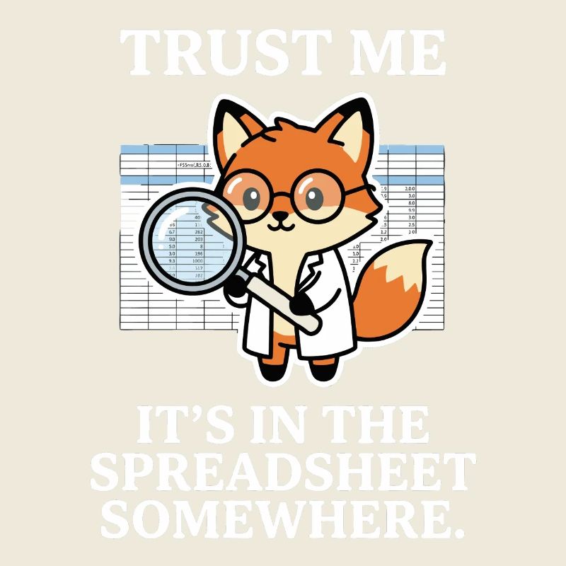 Trust Me It’s In The Spreadsheet Somewhere Fox