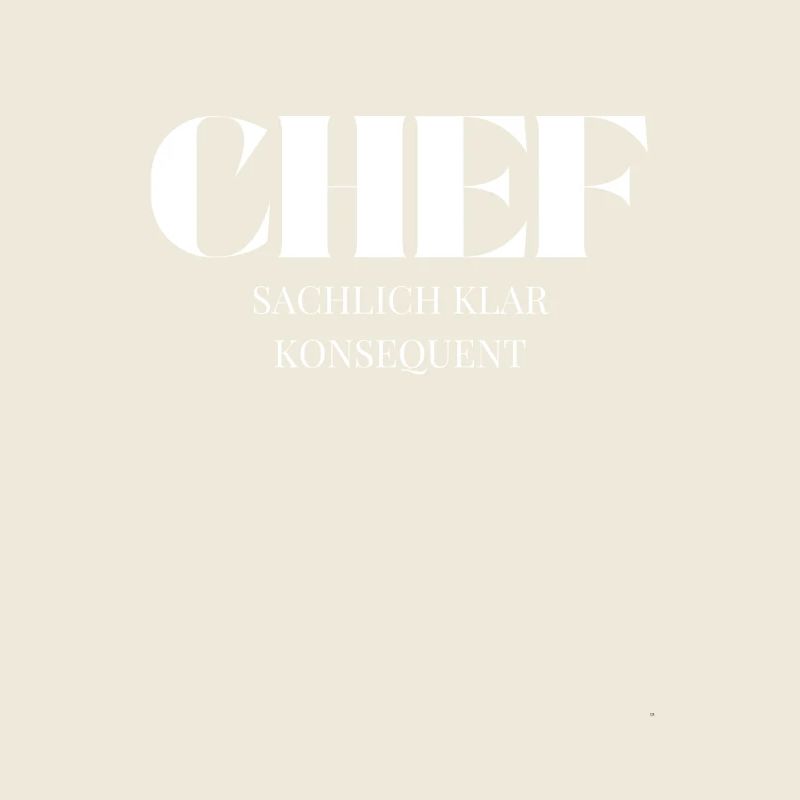 Le patron dit : Objectivement clair, cohérent