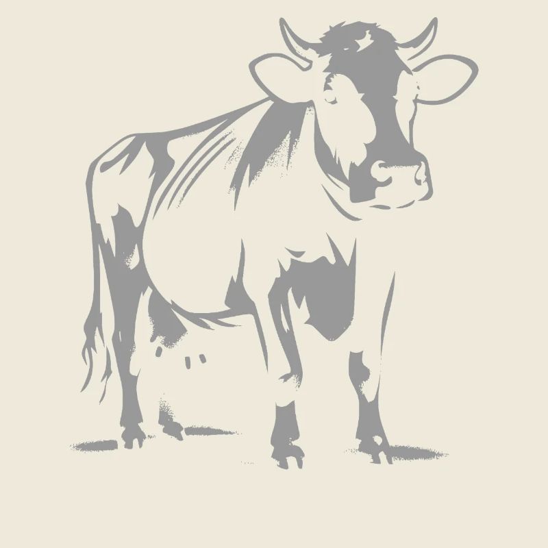 Motif de vache – Charme campestre