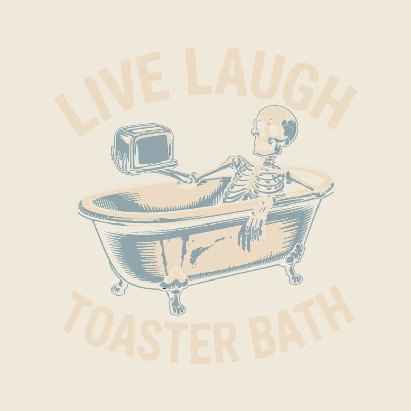 Live Laugh Toaster Bath
