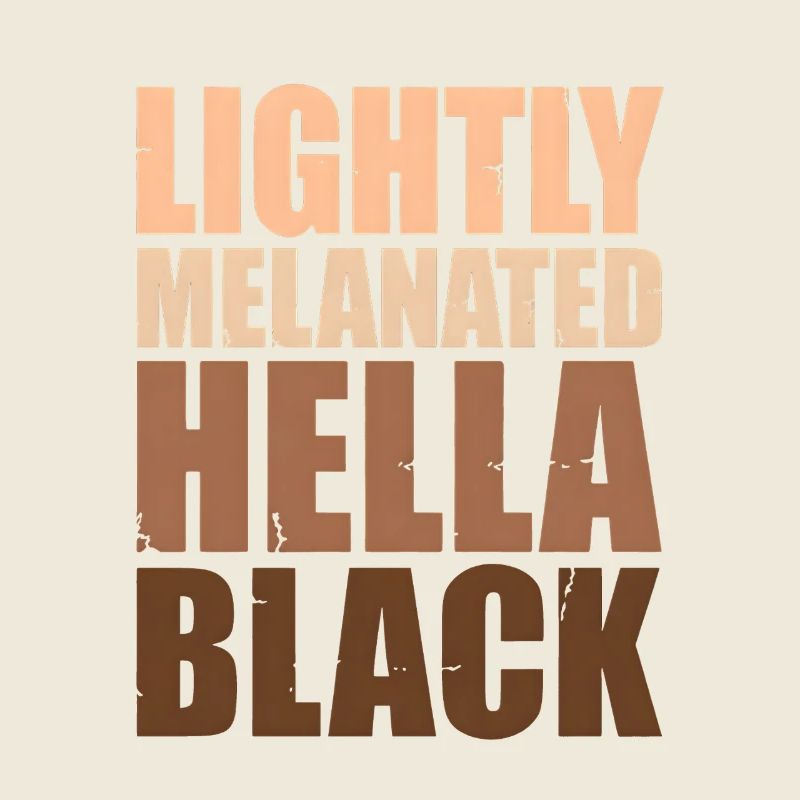 Leicht melanierte Hella Black