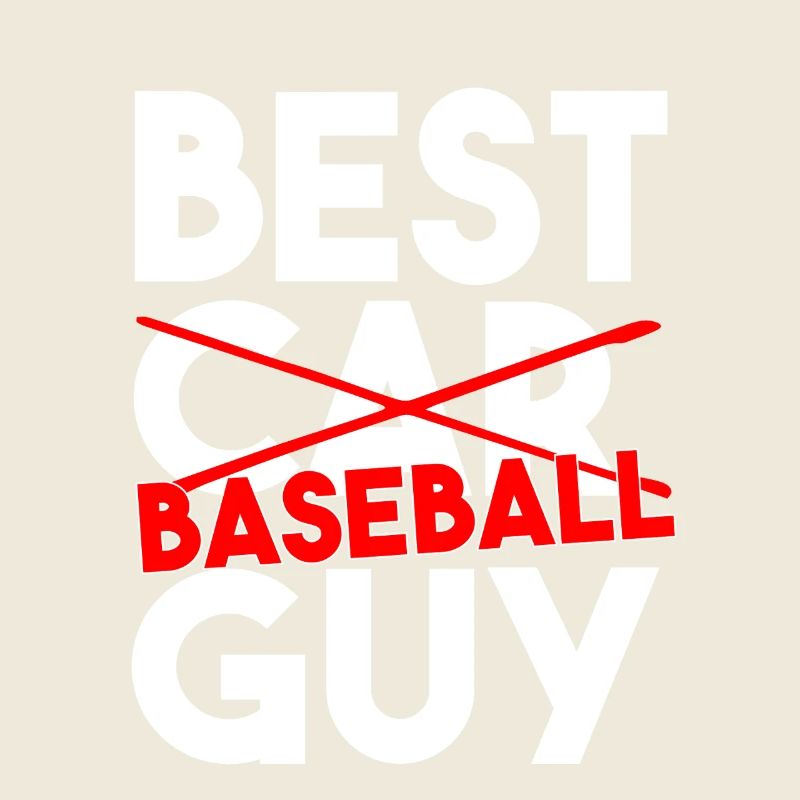 Bester Baseball-Typ Lustige Sporttypografie Kunst