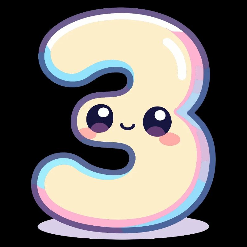 Numéro 3 Kawaii Pastel