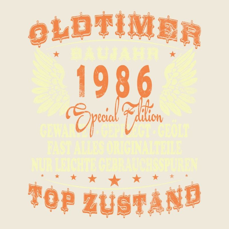 1986 Geboren Geburtstag Oldtimer