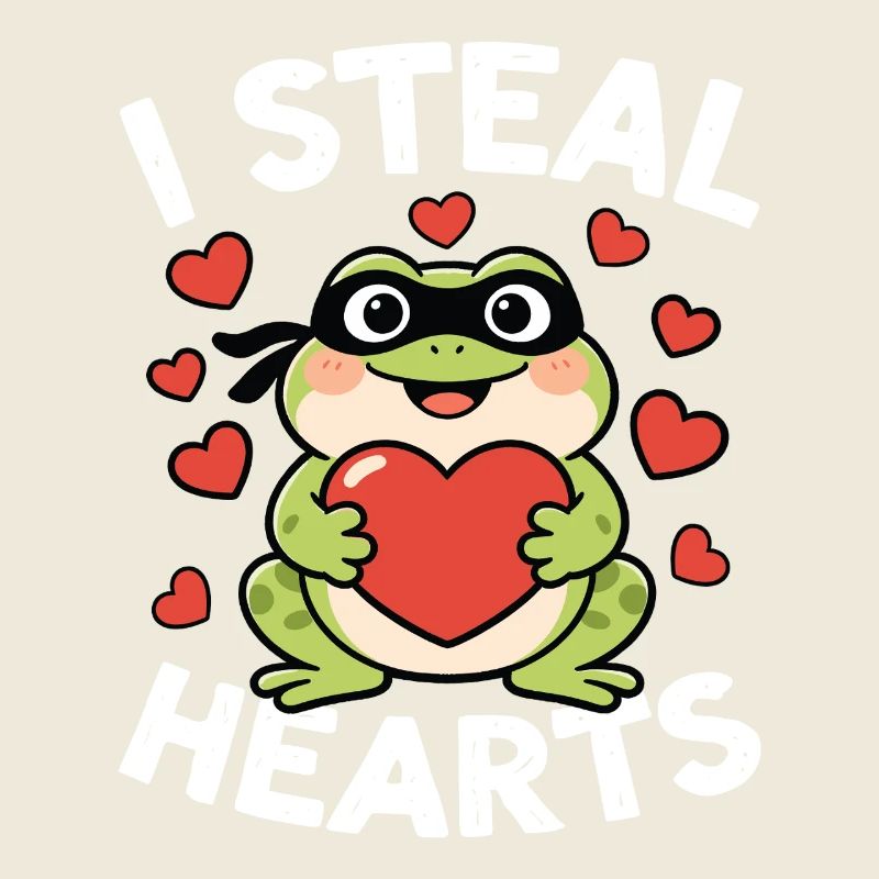 Ich stehle Herzenfrosch