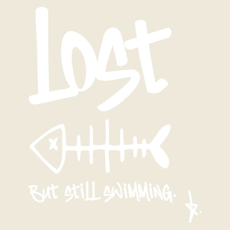 LOST – Mais je nage encore | Conception en arête de poisson