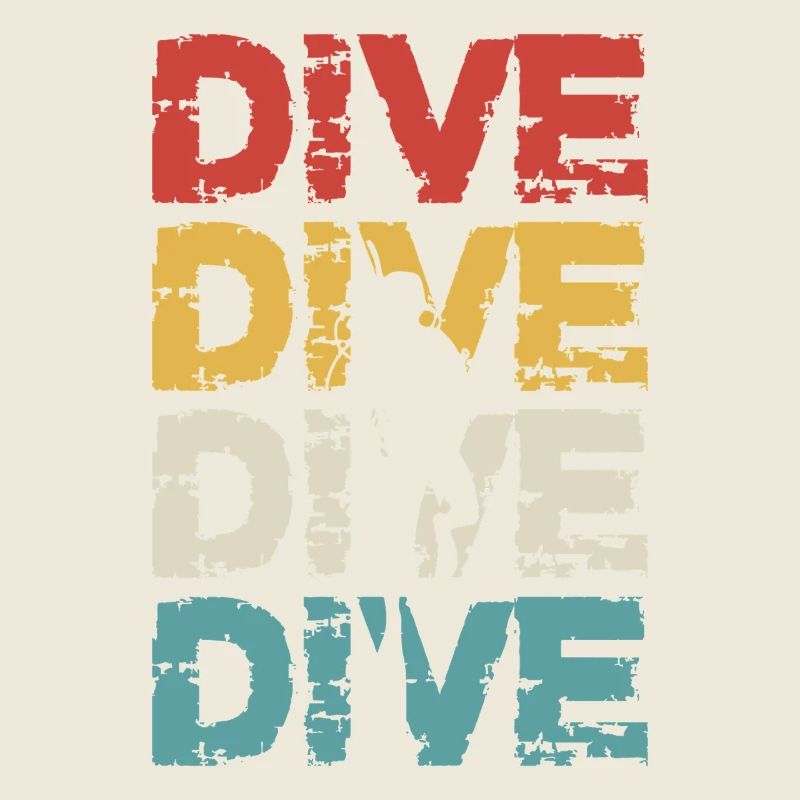 Retro Vintage Diver Design
