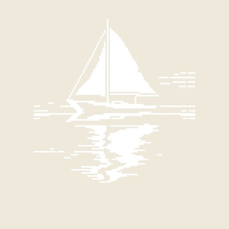 Segelboot Pixel Grafik
