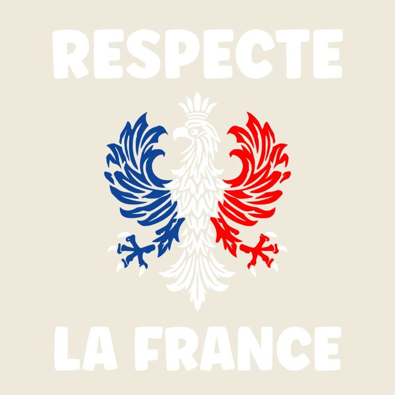 Respect France Tricolor Eagle