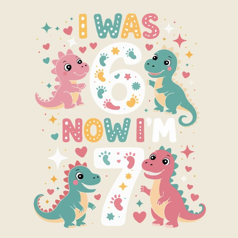 De six à sept dinosaures