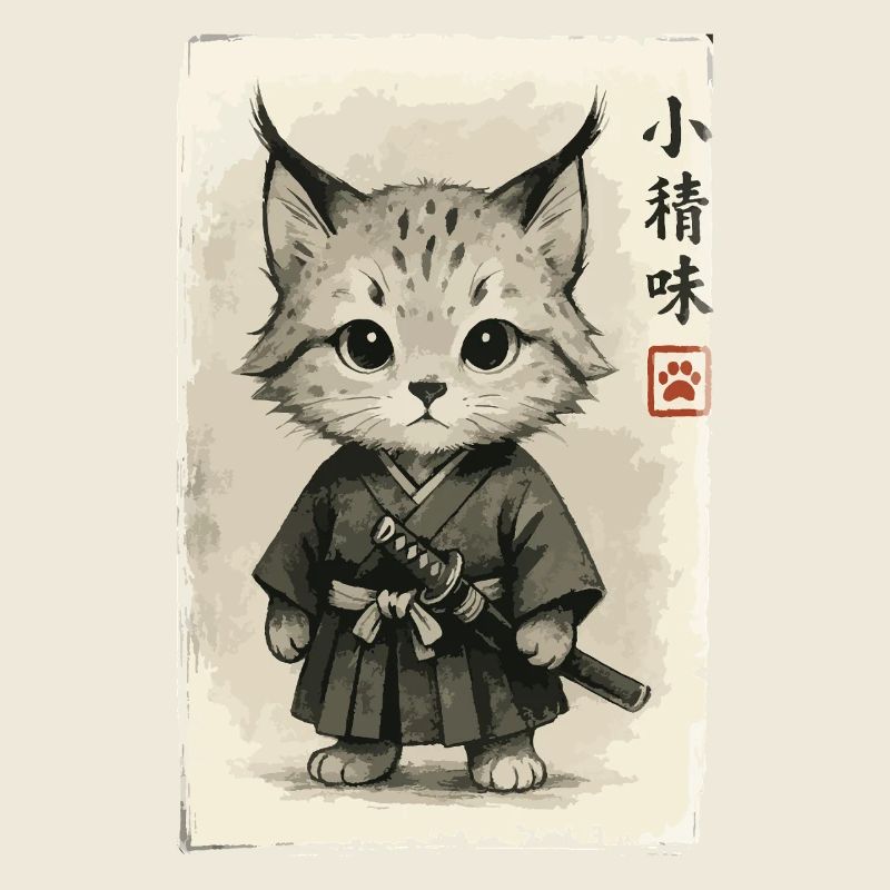 Katzen Samurai 