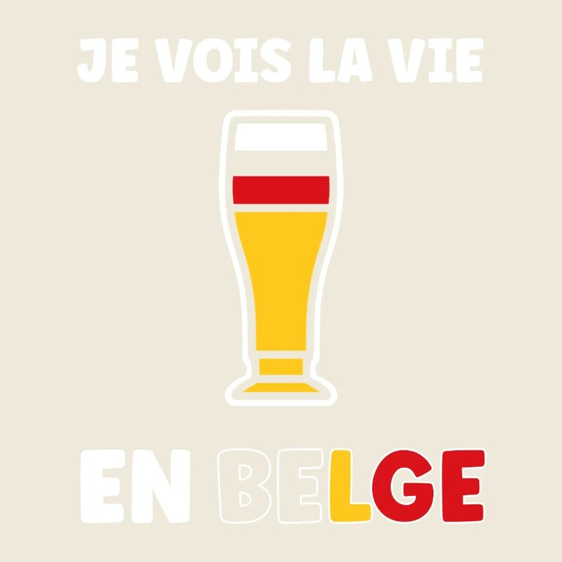 Belgian Life Stylized Beer Glass