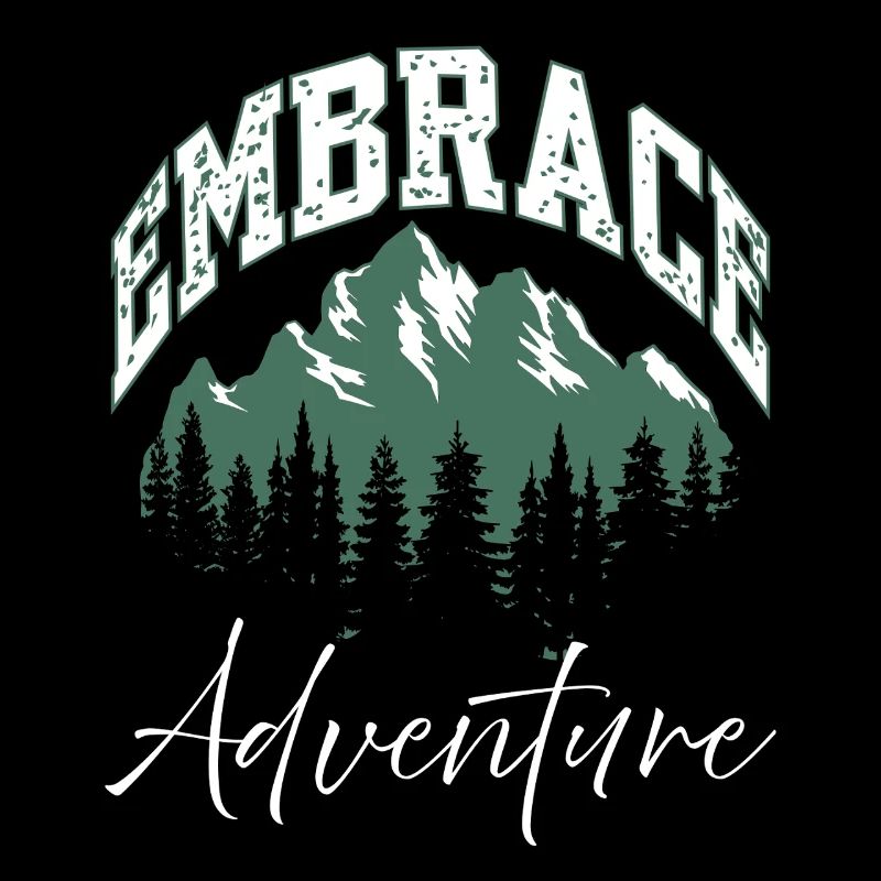 Umarme das Adventure Mountain Logo