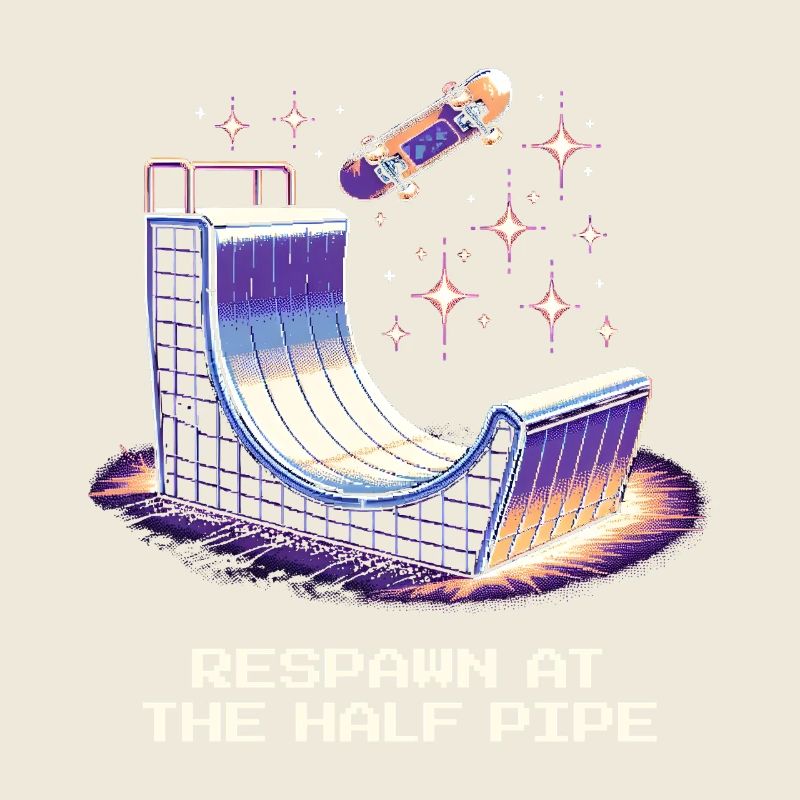 Respawn an der Halfpipe | Skateboard