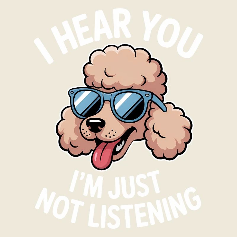 Paroles de caniche Caniche Cadeau drôle de caniche