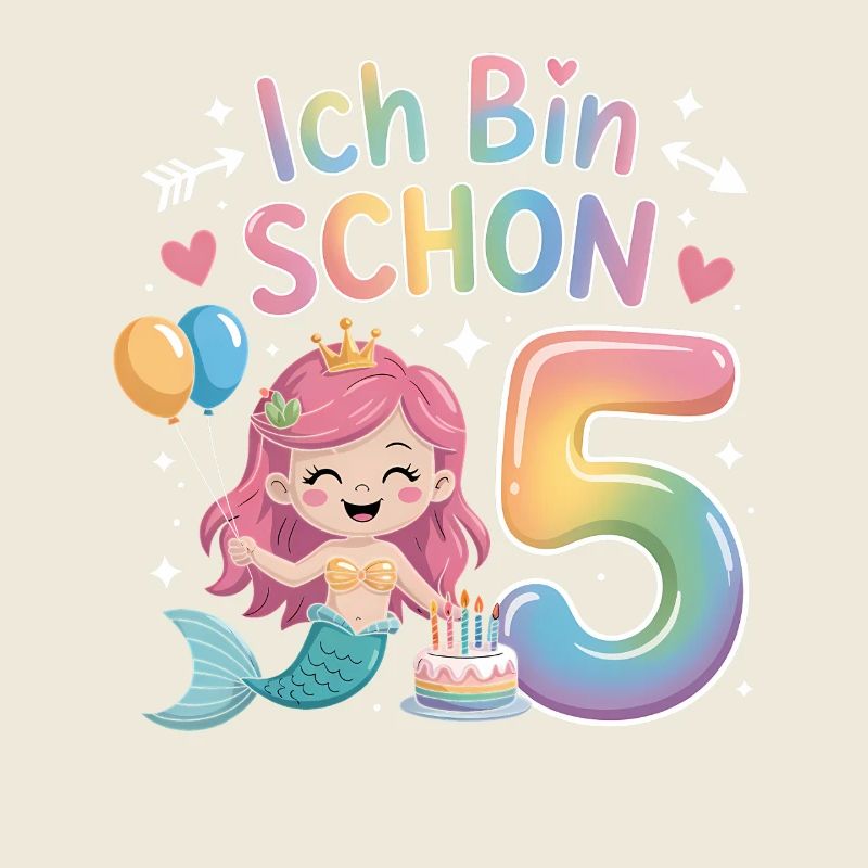 I'm already 5 Mermaid Birthday