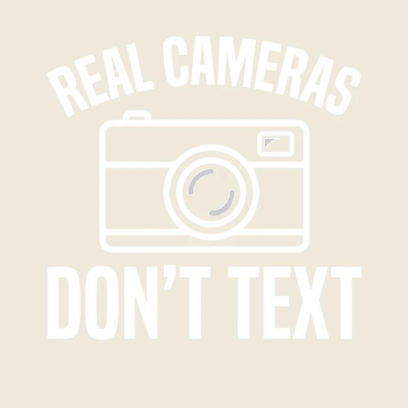 Real Cameras Don't Text Design