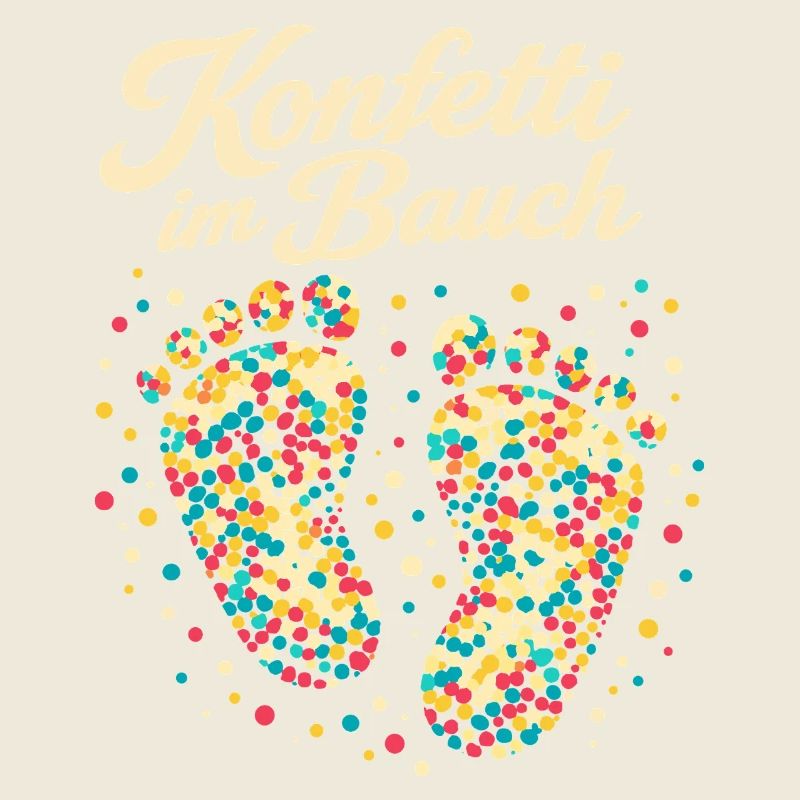 Carnival Confetti Pregnancy Expectant