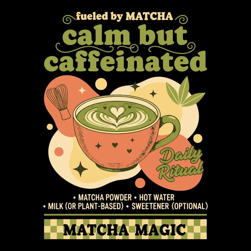 Calm But Caffeinated Fueled By Matcha Magic