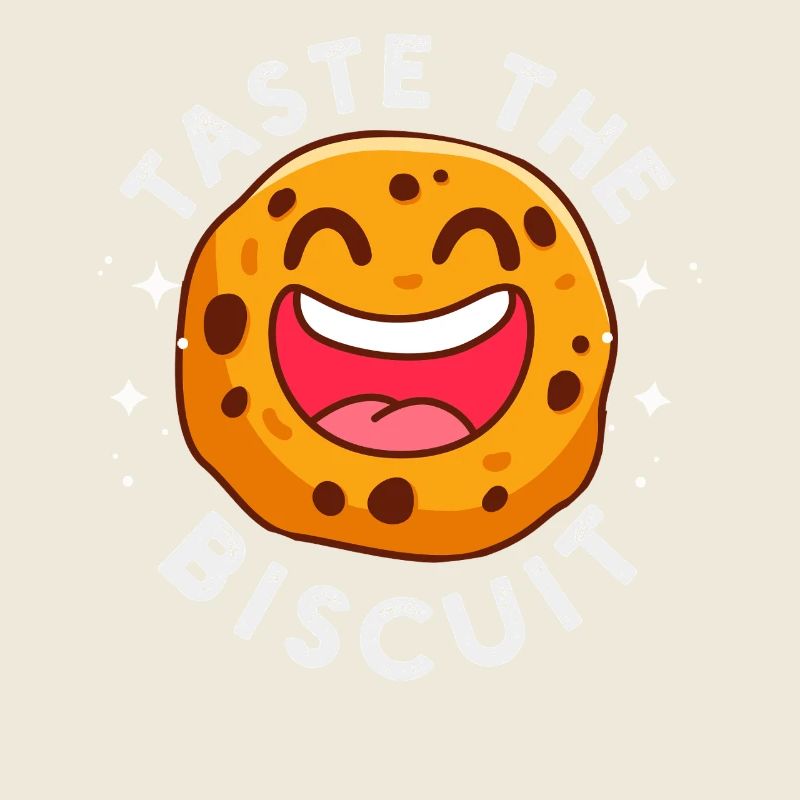 Logo joyeux de l’émoticône cookie