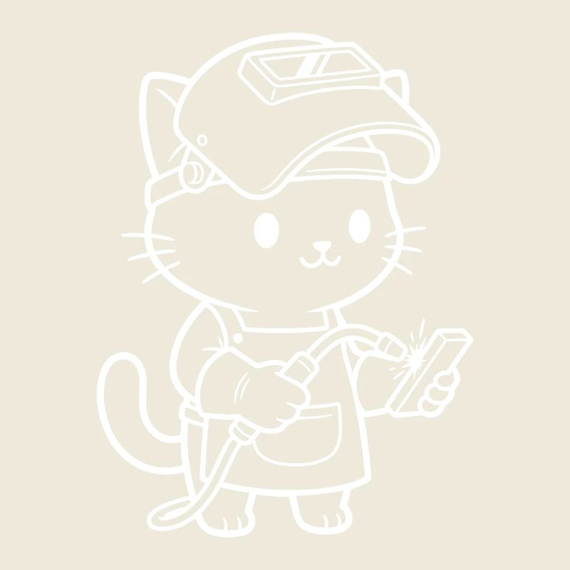 Kawaii Katze Schweißer