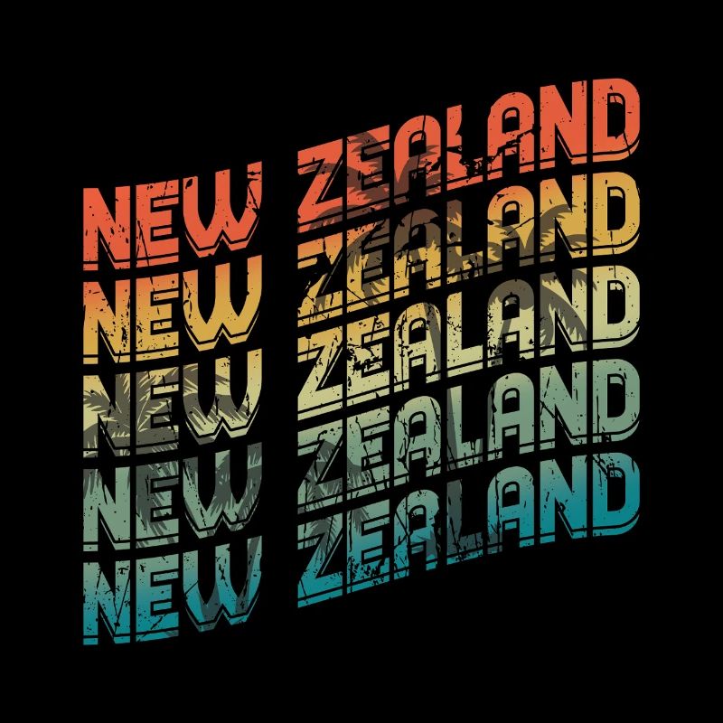 Neuseeländischer Retro Vintage Neuseeländer Neuseeland