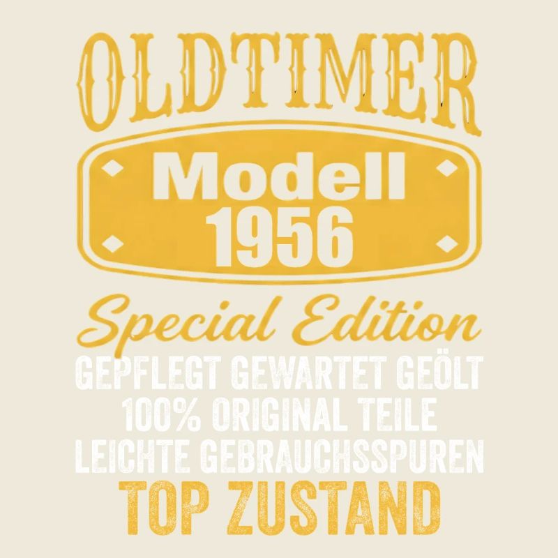 70. Geburtstag Oldtimer Modell 1956