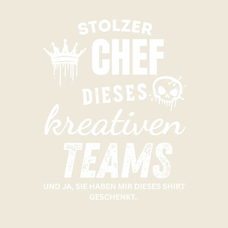 Cadeau de patron créatif de chef d’équipe