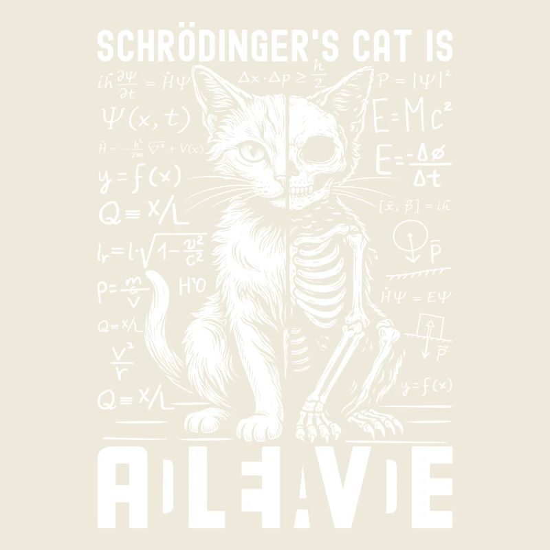 Le chat de Schrödinger vivant et mort