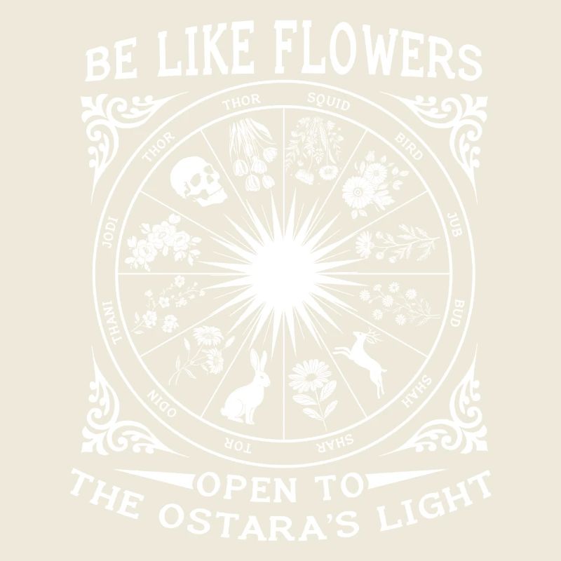 Be Like Flowers Happy Easter Ostara