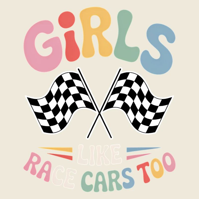 Cadeau de voitures de course de filles