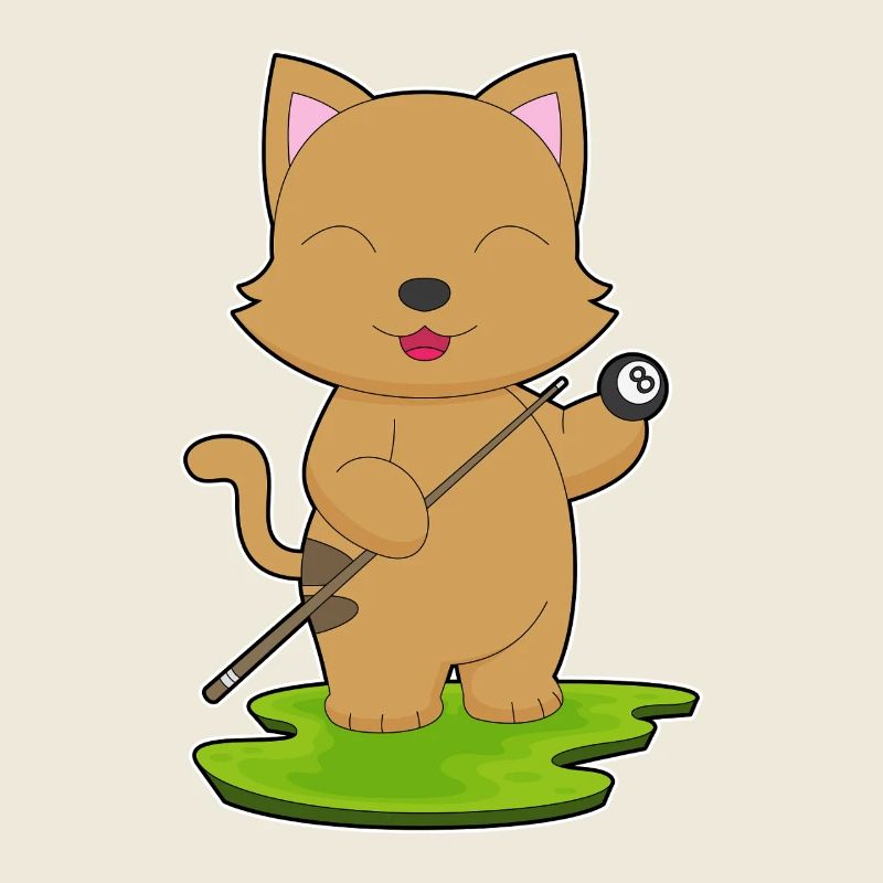 Katze Billiard Queue Sport