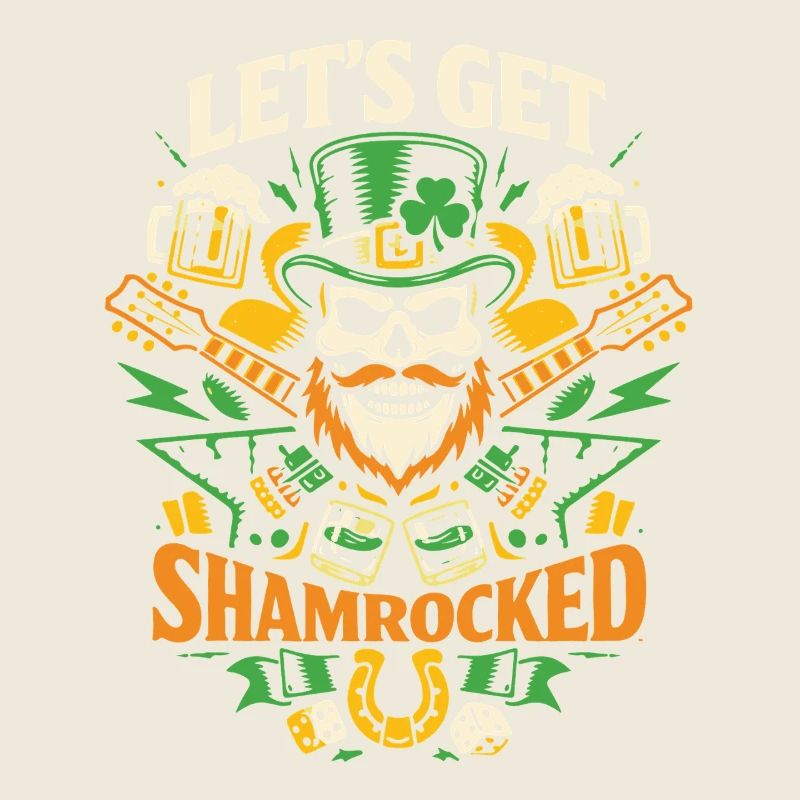 Let's Get Shamrocked | St Patrick Skull Party