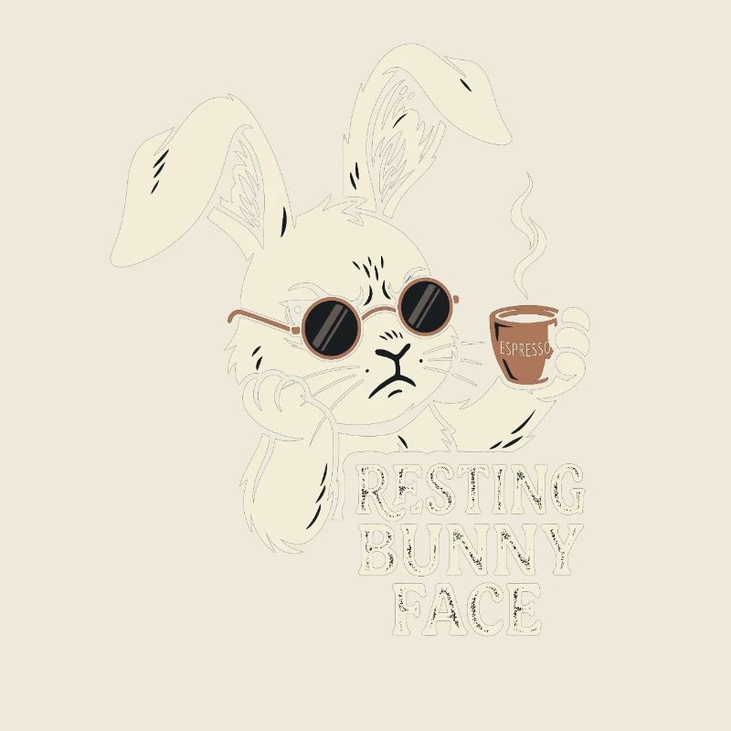 Grumpy Bunny Kaffee - Morgen Hase