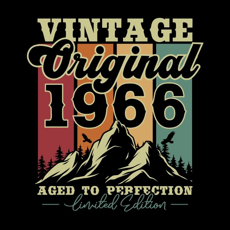 Original 1966 Vintage Vintage Birthday Retro
