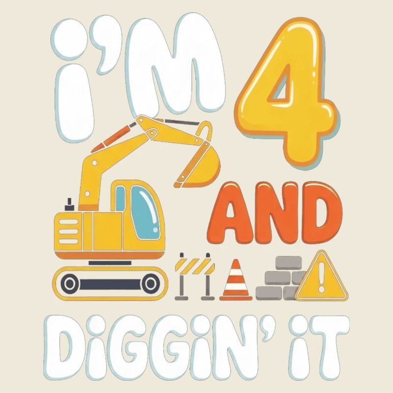 Ich bin Vier: Diggin It Baustellenmotif