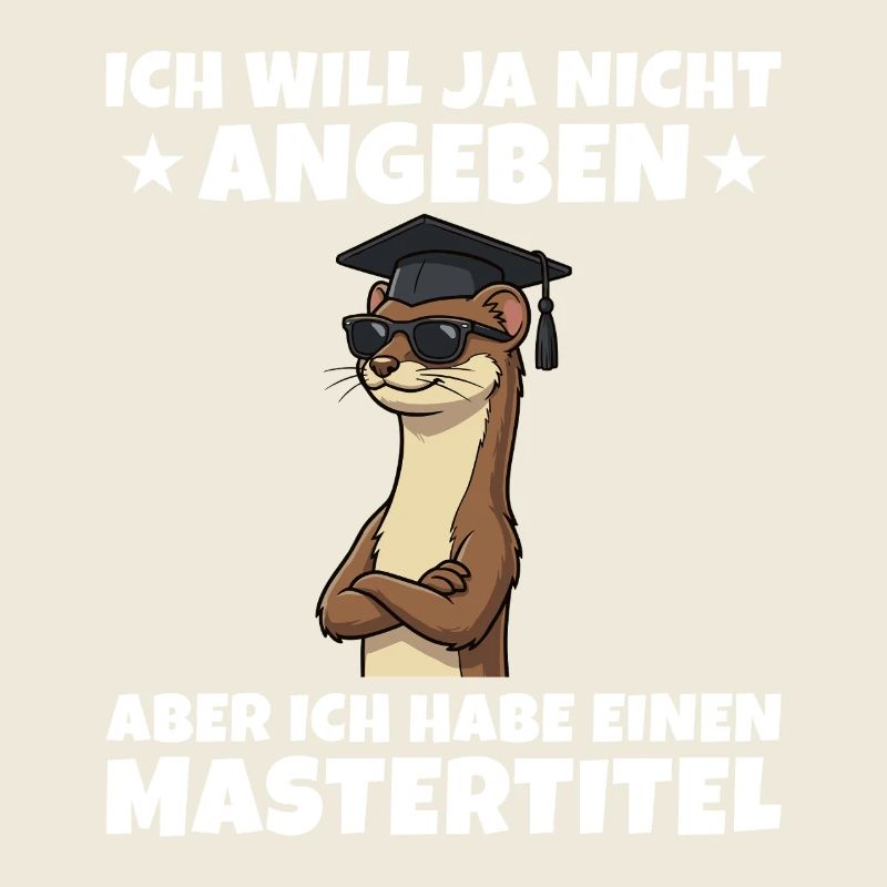 Mastertitel geschafft Wiesel Studium Abschluss