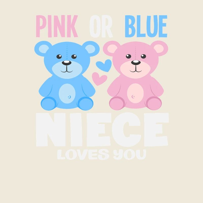 Pink Oder Blau Nichte Liebt Dich