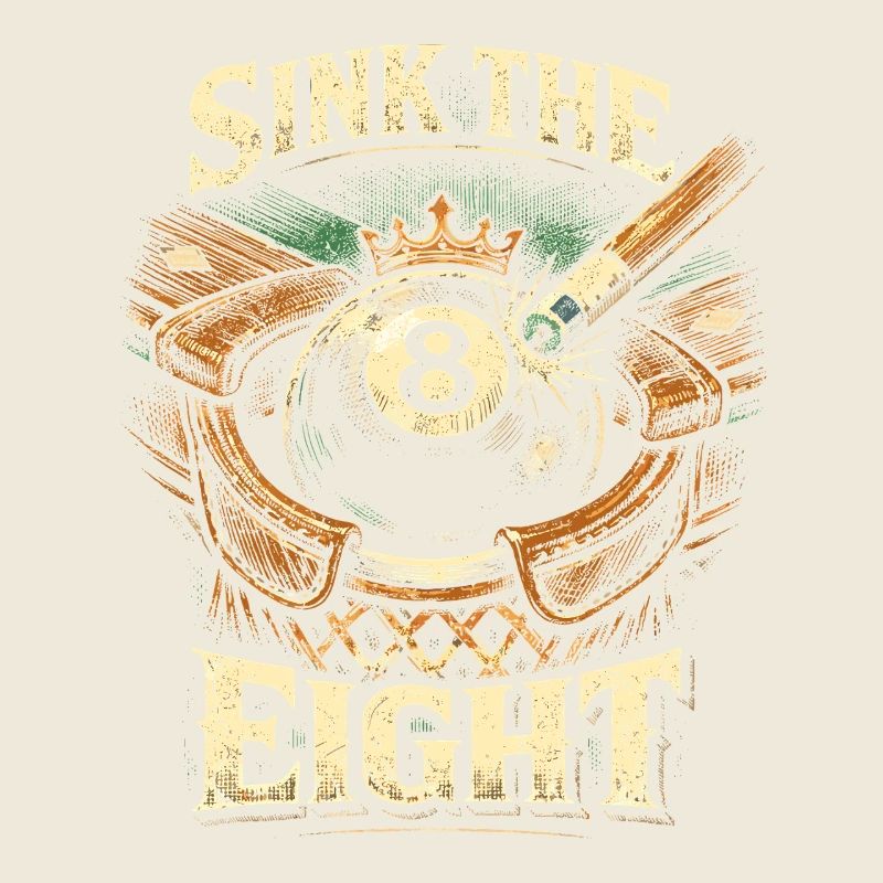 8-Ball Billard Sink The Eight