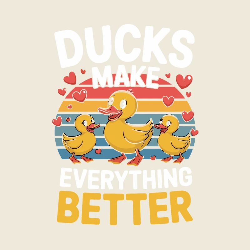 Les canards rendent tout meilleur Canards drôles