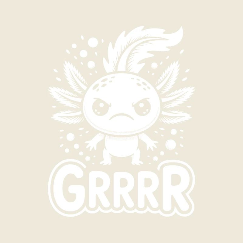 Winged Grump Axolotl
