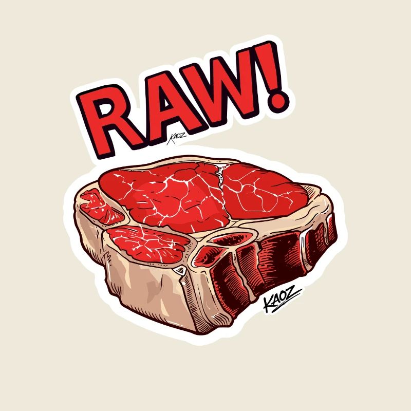 Dessin animé Steak