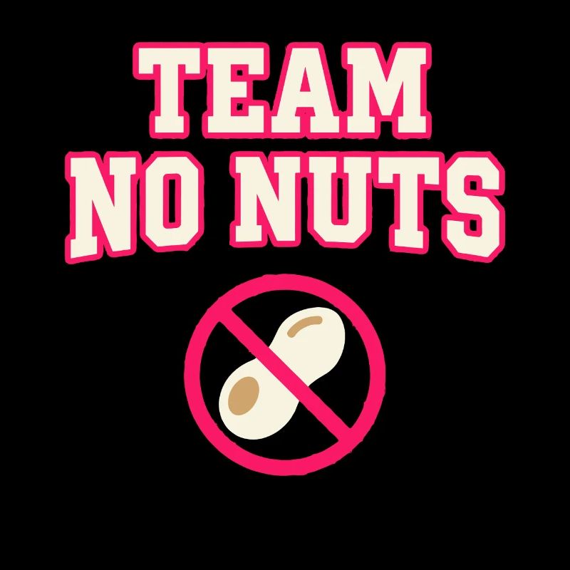 Team No Nuts mit Erdnuss Symbol